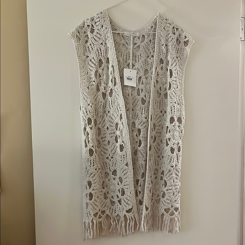 Crochet Fringe Vest
